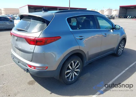 2018 Kia Sportage Ex из США, поврежденный, VIN KNDPNCACXJ7328321